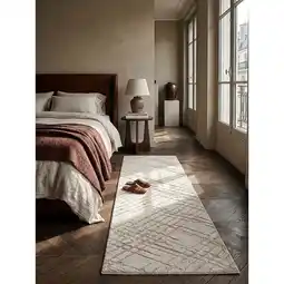 Netto Marken-Discount Läufer Rauten Creme 80 x 300 cm - ARLEN Kadima Design Angebot