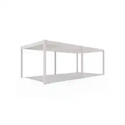Netto Marken-Discount Weide E-Deluxe elektrische Pergola Voll-Aluminium 3,6x7,2m mit Lamellendach Ivory Sand? Angebot