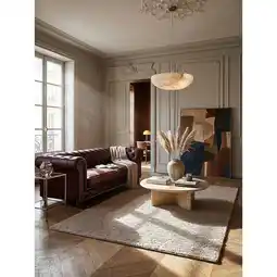 Netto Marken-Discount Wollteppich uni Natur 200 x 290 cm - ALNE Kadima Design Angebot