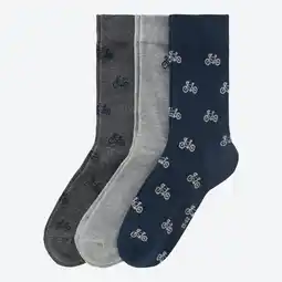 NKD Herren-Socken mit Fahrrad-Design, 3er-Pack Angebot