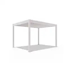Netto Marken-Discount Weide E-Deluxe elektrische Pergola Voll-Aluminium 3x4m mit Lamellendach Ivory Sand? Angebot