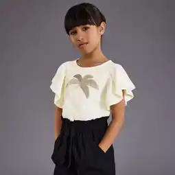 NKD Kinder-Mädchen-T-Shirt mit Pailletten-Applikation Angebot