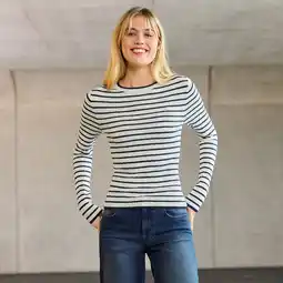 NKD Damen-Zopfstrickpullover mit Ringelmusterung Angebot
