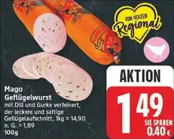 Edeka Mago Geflügelwurst Angebot