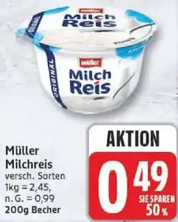 Edeka Müller Milchreis Angebot