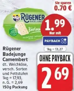Edeka Rügener Badejunge Camembert Angebot