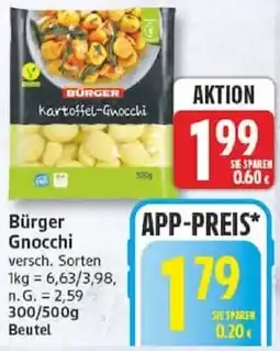 Edeka Bürger Gnocchi Angebot