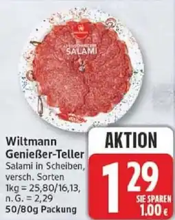 Edeka Wiltmann Genießer-Teller Angebot
