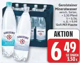 Edeka Gerolsteiner Mineralwasser Angebot
