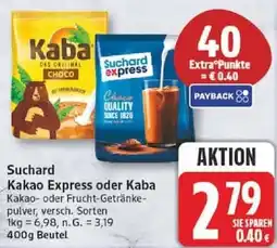Edeka Suchard Kakao Express oder Kaba Angebot