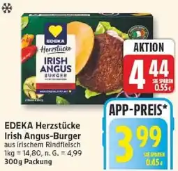 Edeka EDEKA Herzstücke Irish Angus-Burger Angebot