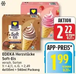 Edeka EDEKA Herzstücke Soft-Eis Angebot