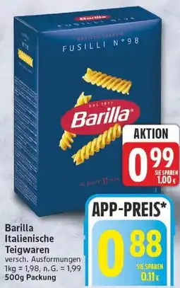 Edeka Barilla Italienische Teigwaren Angebot