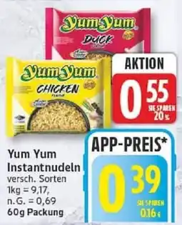 Edeka Yum Yum Instantnudeln Angebot