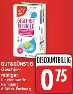 Edeka GUT&GÜNSTIG Geschirrreiniger Angebot