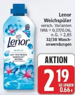 Edeka Lenor Weichspüler Angebot