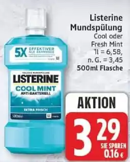 Edeka Listerine Mundspülung Angebot