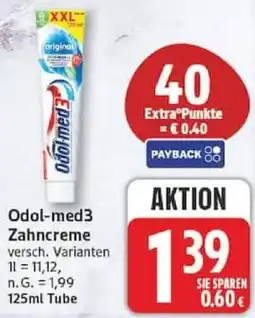 Edeka Odol-med3 Zahncreme Angebot
