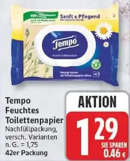Edeka Tempo Feuchtes Toilettenpapier Angebot