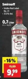 Thomas Philipps SMIRNOFF Angebot