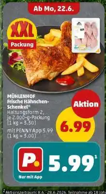 PENNY MÜHLENHOF Frische Hähnchen-Schenkel Angebot