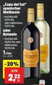 Thomas Philipps Copa del Sol spanischer Weißwein oder Rotwein Angebot