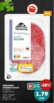 PENNY MÜHLENHOF Delikatess Salami Angebot