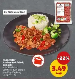 PENNY MÜHLENHOF Frisches Hackfleisch, gemischt Angebot