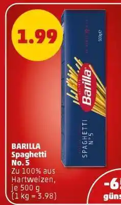 PENNY BARILLA Spaghetti No. 5 Angebot