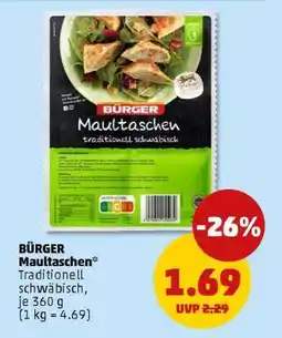 PENNY BÜRGER Maultaschen Angebot