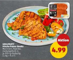 PENNY GRILLPARTY Frische Puten-Steaks Angebot