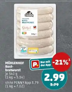PENNY MÜHLENHOF Rostbratwurst Angebot