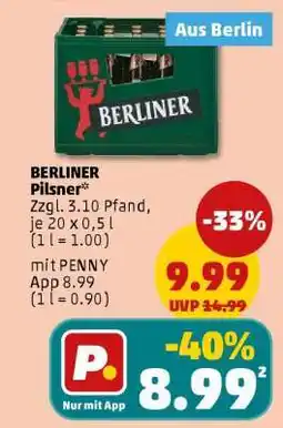 PENNY BERLINER Pilsner Angebot