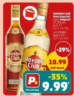 PENNY HAVANA CLUB Rum Especial oder Original Angebot