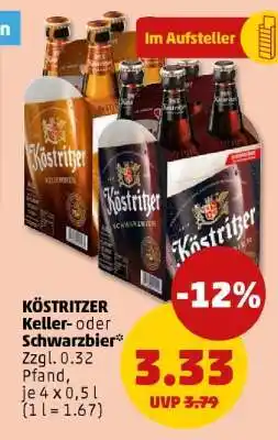 PENNY KÖSTRITZER Keller- oder Schwarzbier Angebot