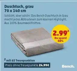 PENNY Duschtuch, grau 70 x 140 cm Angebot