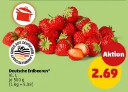 PENNY Deutsche Erdbeeren Angebot