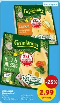 PENNY GRÜNLÄNDER Käsescheiben Angebot