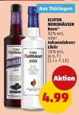 PENNY Echter Nordhäuser Korn Angebot