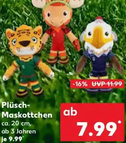 Kaufland Plüsch- Maskottchen Angebot