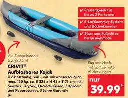 Kaufland CRIVIT Aufblasbares Kajak Angebot