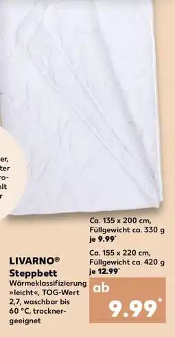 Kaufland LIVARNO Steppbett Angebot