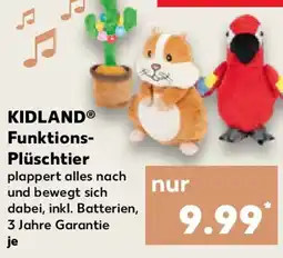 Kaufland KIDLAND Funktions- Plüschtier Angebot