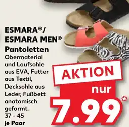 Kaufland ESMARA/ ESMARA MEN Pantoletten Angebot