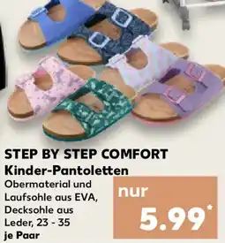 Kaufland STEP BY STEP COMFORT Kinder-Pantoletten Angebot