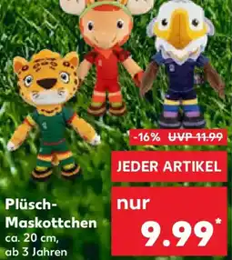 Kaufland Plüsch- Maskottchen Angebot