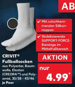 Kaufland CRIVIT Fußballsocken Angebot
