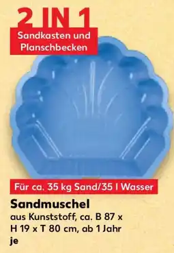 Kaufland LUPILU Sandmuschel Angebot