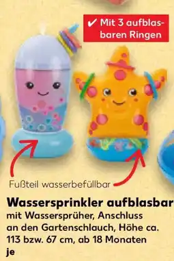 Kaufland LUPILU Wassersprinkler aufblasbar Angebot