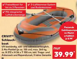 Kaufland CRIVIT Schlauchboot Angebot